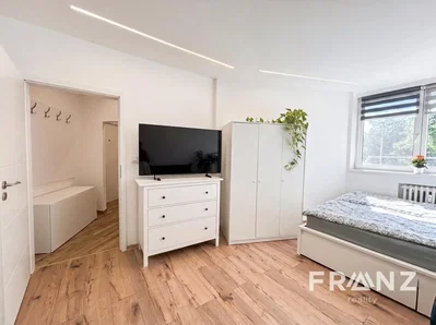 Chambre; parquet, lumière naturelle, rénové