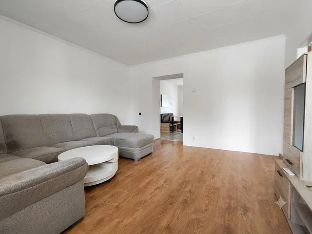 Living room; wood floor, natural light