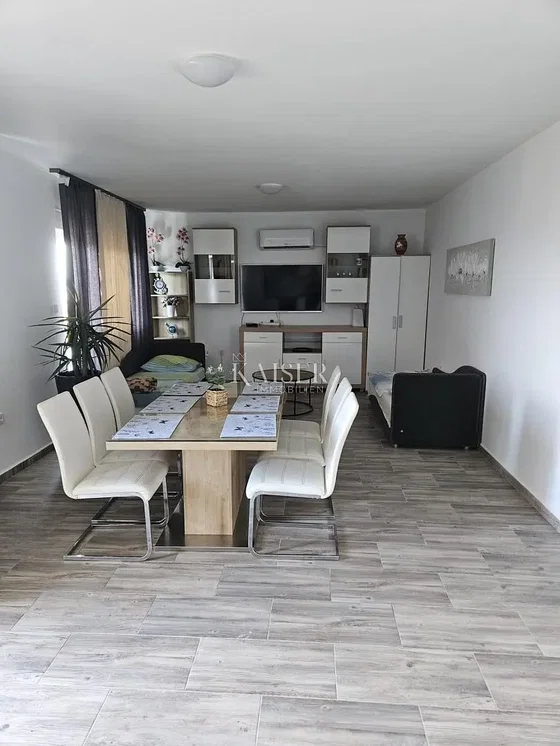 Living room; tile floor, natural light