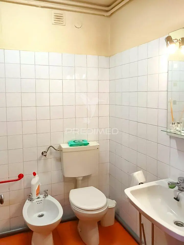 Toalet; pločice, potrebna renovacija