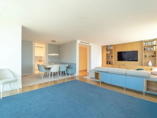 Living room; natural light, wood floor, modern style