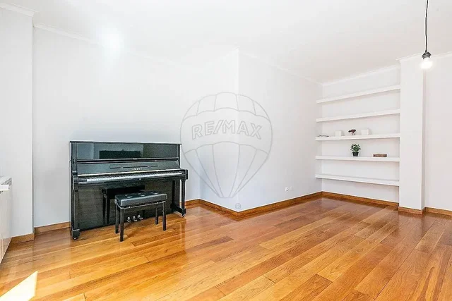 Living room; wood floor, natural light