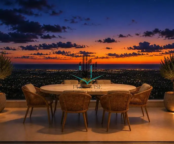 Terrazza; vista, stile moderno