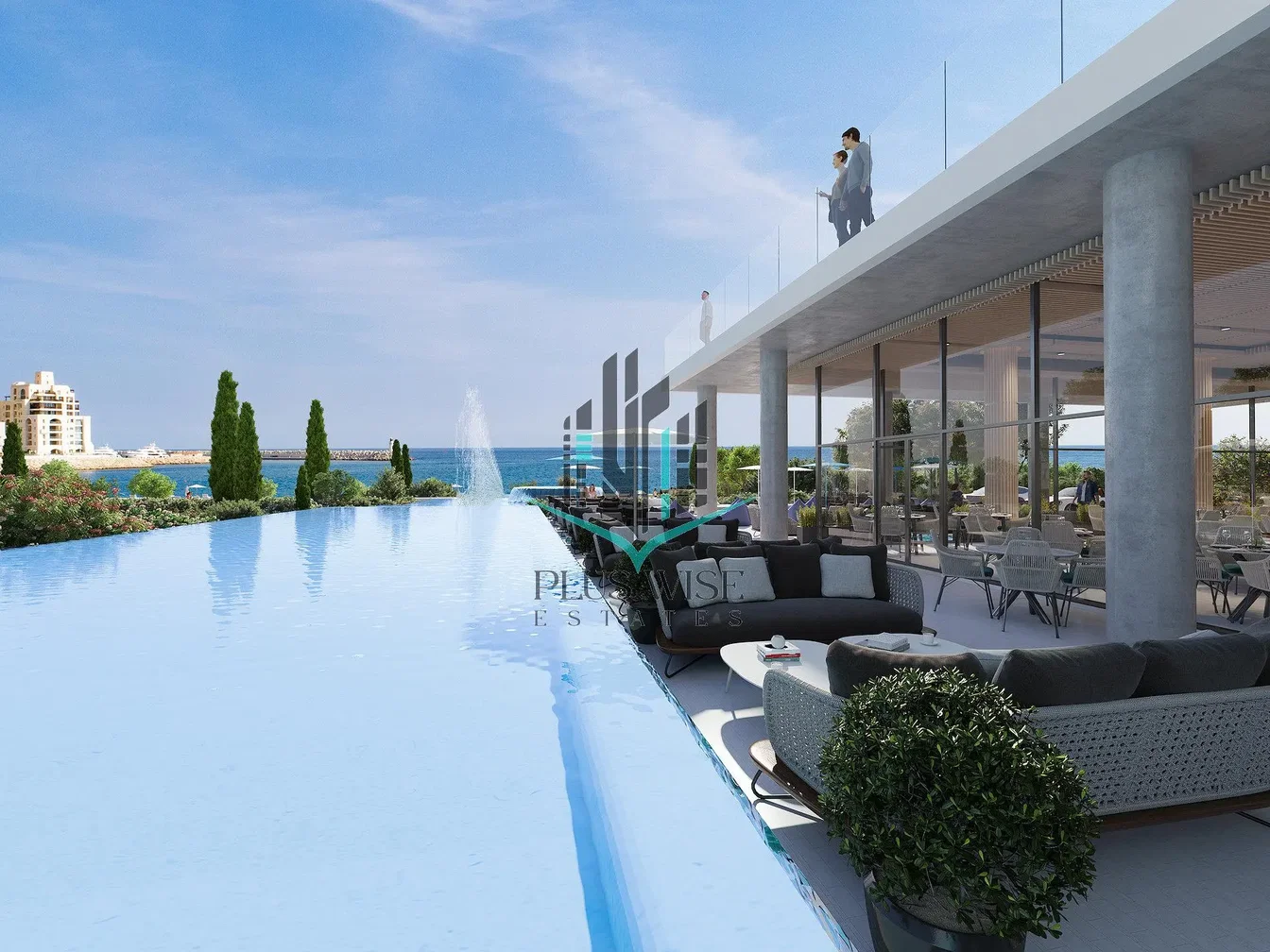 Terrazza; vista, luce naturale