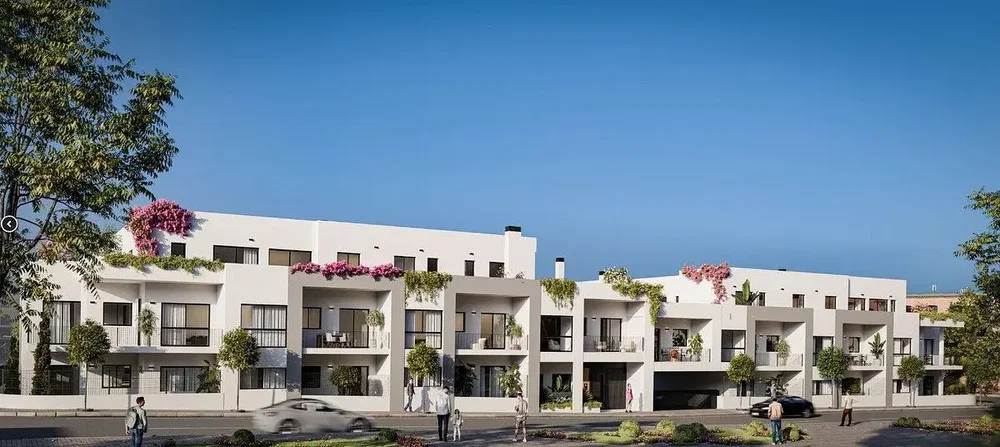 Maison et environs; vue