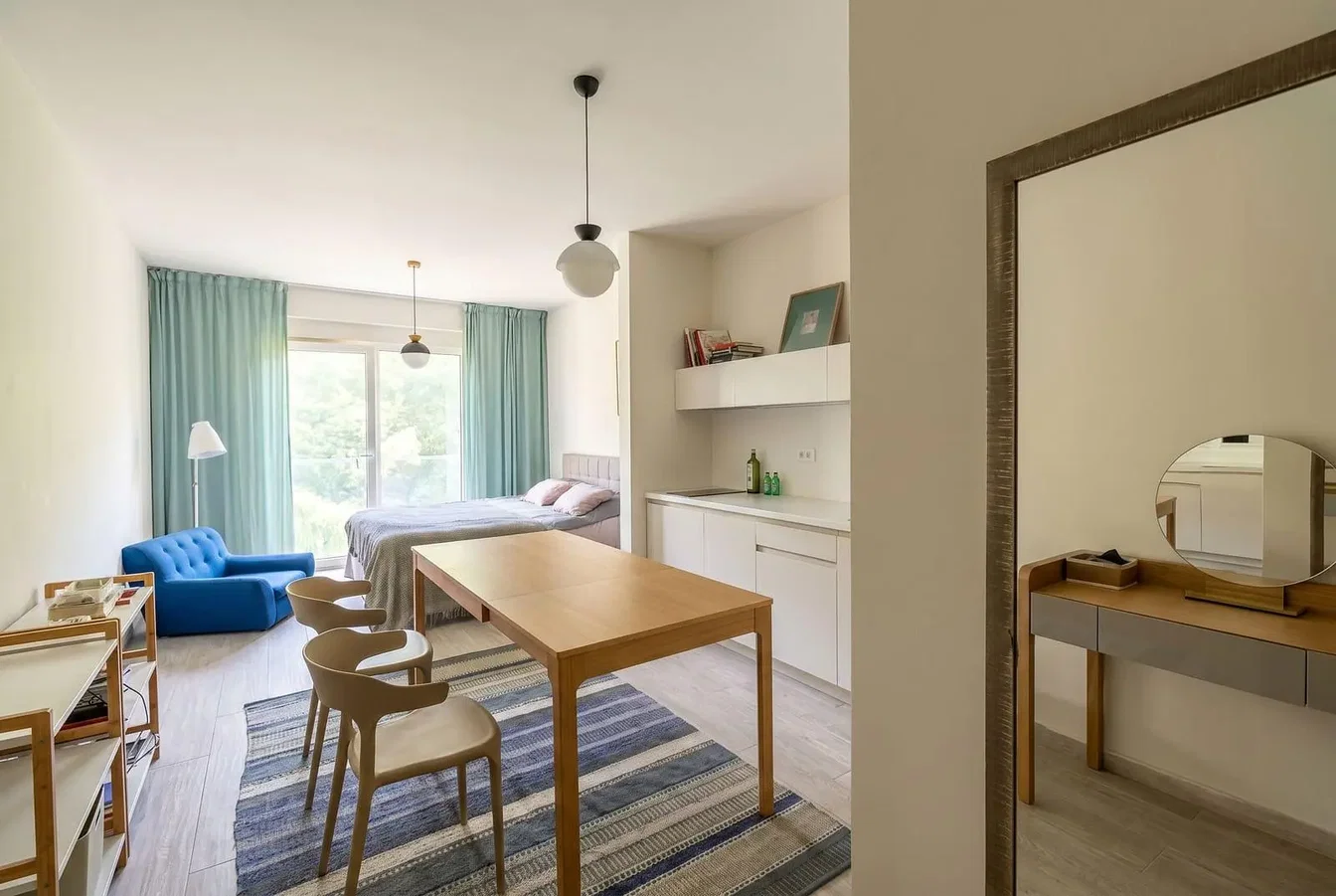 Chambre; lumière naturelle, style moderne