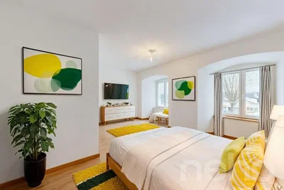 Bedroom; natural light, modern style