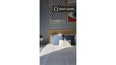 Bedroom; modern style, natural light