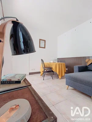 Living room; tile floor, natural light