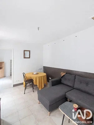 Living room; tile floor, natural light