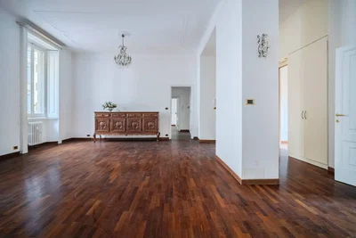 Living room; wood floor, natural light