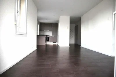 Living room; tile floor, natural light