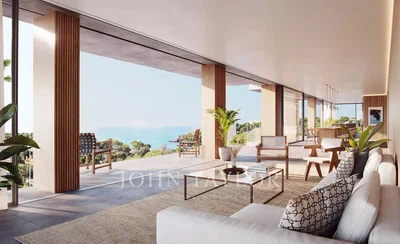 Soggiorno; vista, luce naturale, stile moderno
