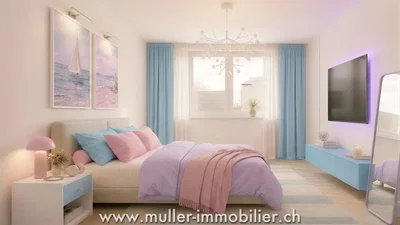 Quarto; luz natural, estilo moderno