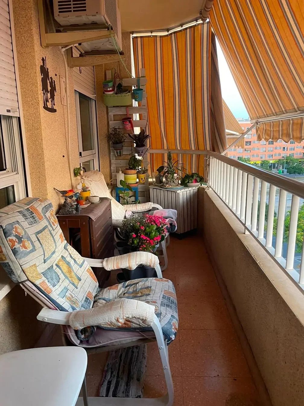 Balkon; tageslicht, blick