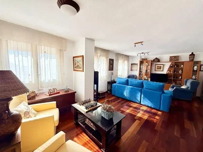 Living room; wood floor, natural light