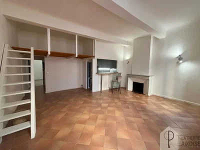 Living room; tile floor, fireplace, natural light