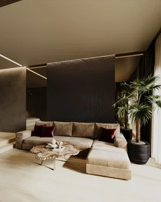 Salón; luz natural, estilo moderno, vigas de madera
