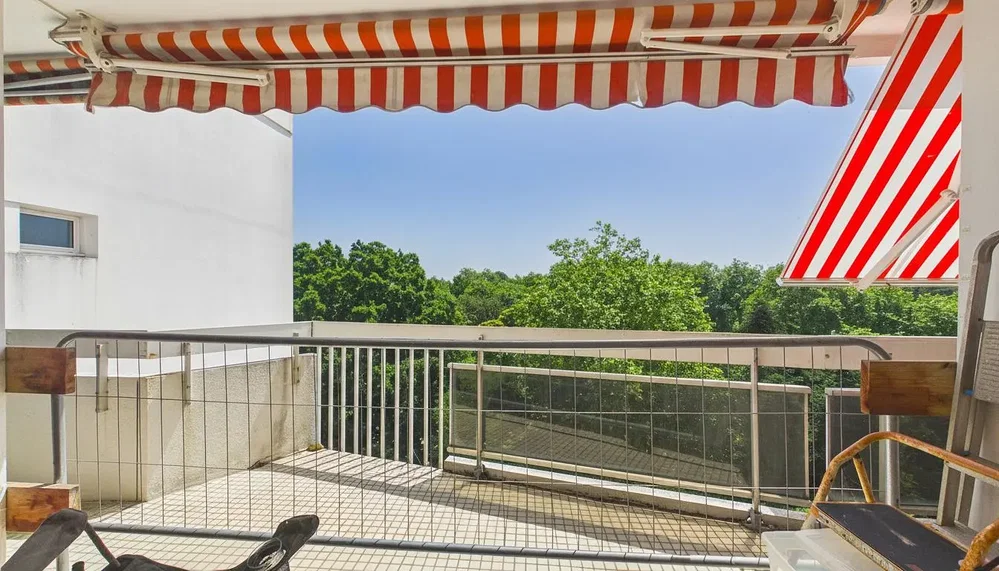 Balkon; blick, tageslicht