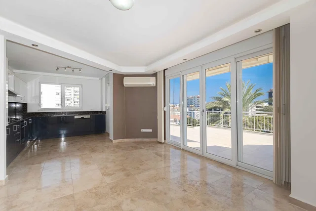 Living room; view, tile floor, natural light