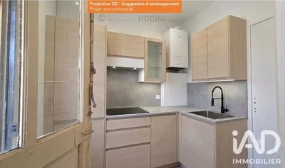 Cuisine; électroménager, lumière naturelle