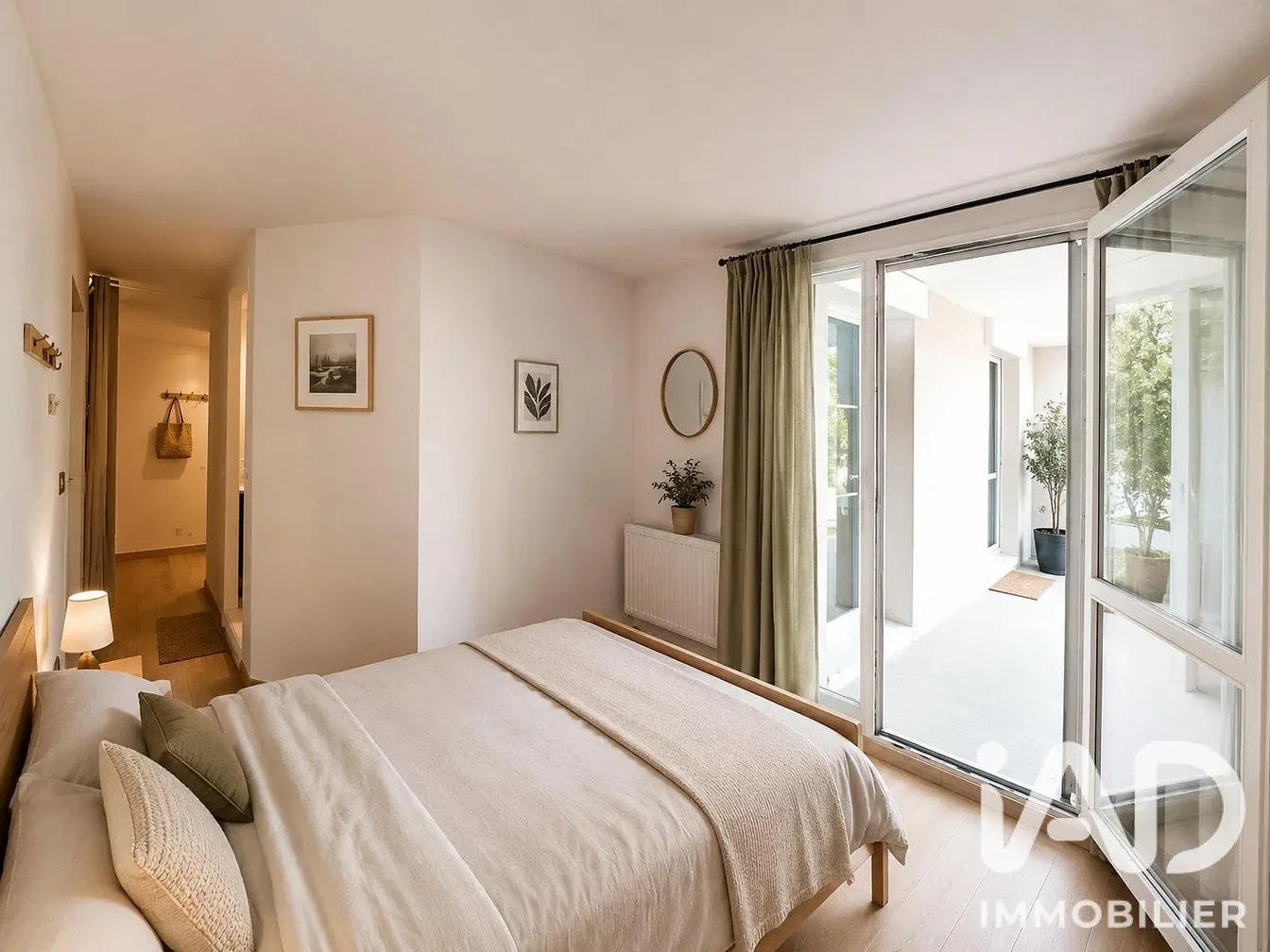 Schlafzimmer; tageslicht, moderner stil