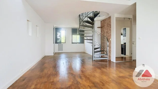 Living room; wood floor, natural light