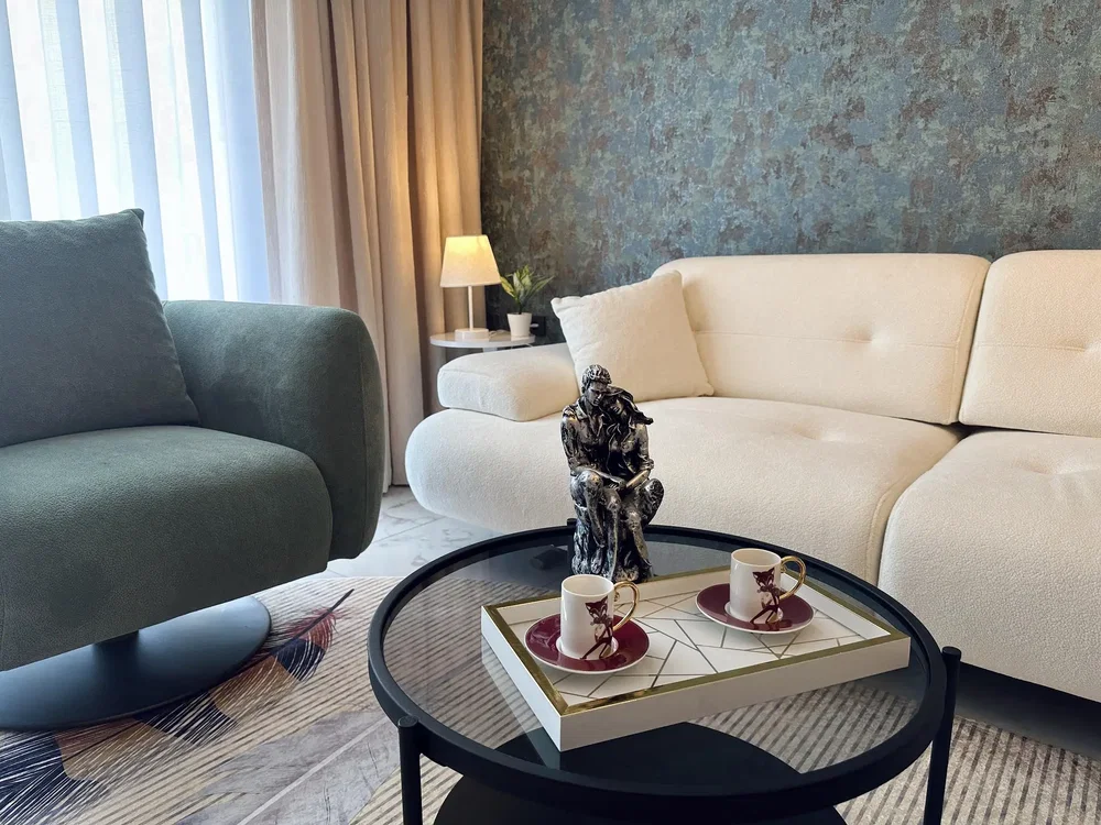 Wohnzimmer; tageslicht, moderner stil