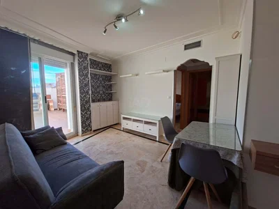 Living room; natural light, tile floor