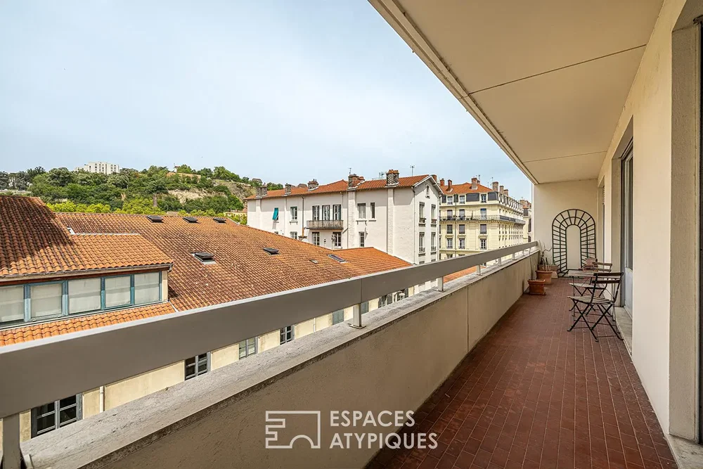 Balkon; pogled, prirodno svjetlo