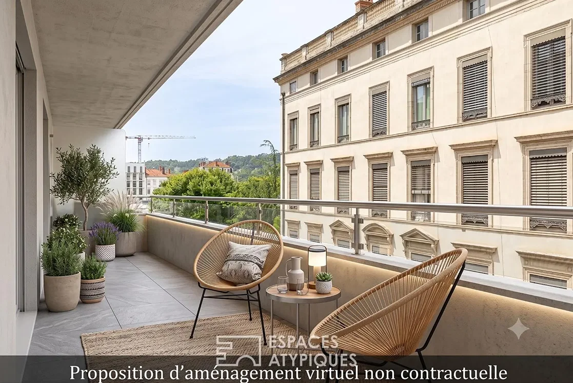 Terasa; pogled, prirodno svjetlo, moderni stil