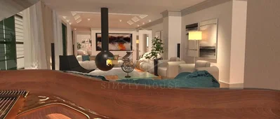 Wohnzimmer; holzboden, tageslicht