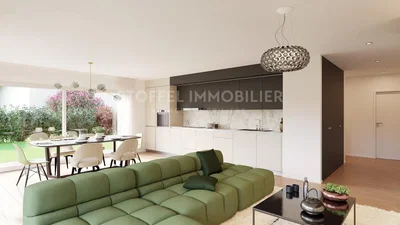 Дневна соба; поглед, кухињски апарати, природно светло, модерни стил