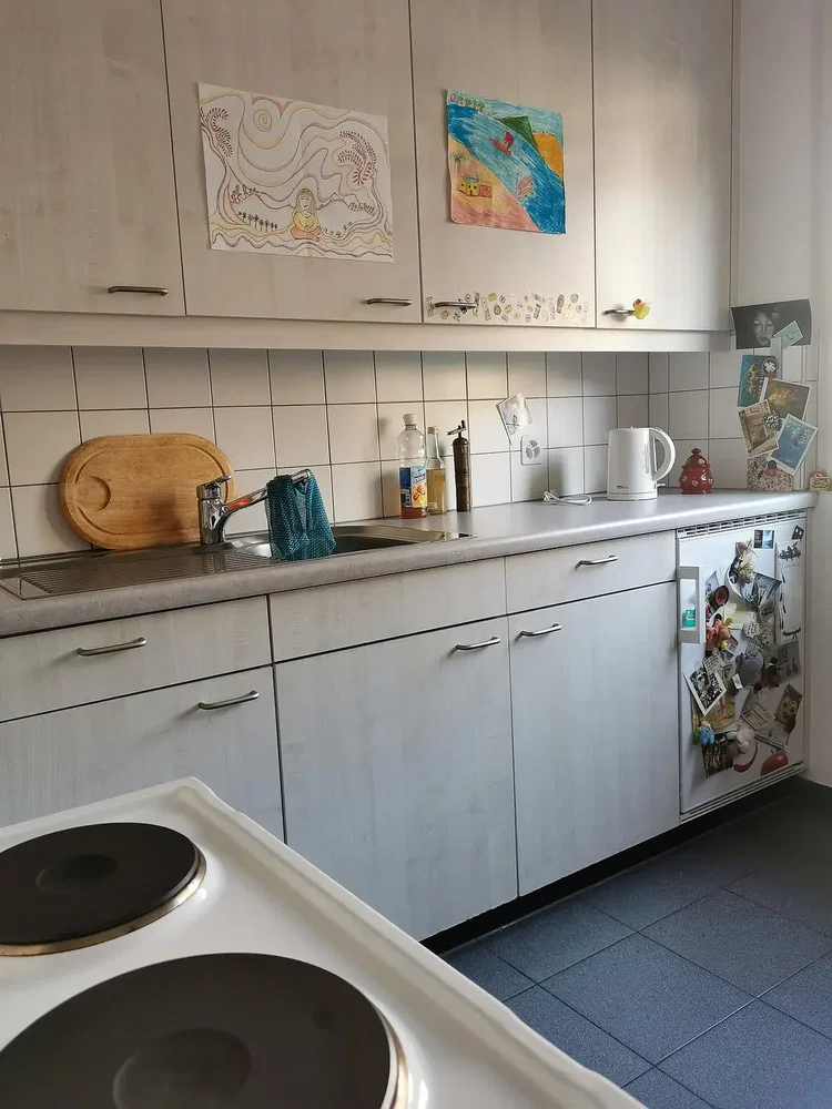 Kuhinja; kuhinjski aparati, pločice, potrebna renovacija