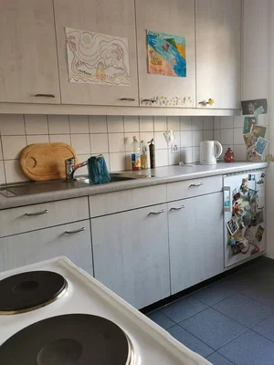Kuhinja; kuhinjski aparati, pločice, potrebna renovacija