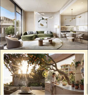 Maison et environs; vue, lumière naturelle, style moderne