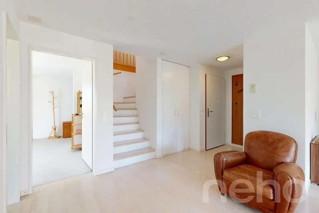 Living room; natural light, wood floor