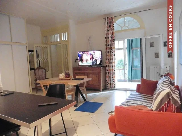 Living room; tile floor, natural light