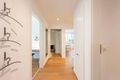 Living room; wood floor, natural light