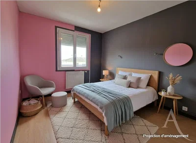 Slaapkamer; natuurlijk licht, moderne stijl