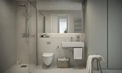 Bathroom; natural light, renovated, tile floor