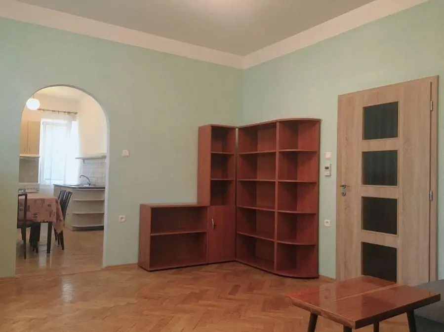 Living room; wood floor, natural light