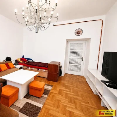 Salon; podłoga drewniana, światło dzienne