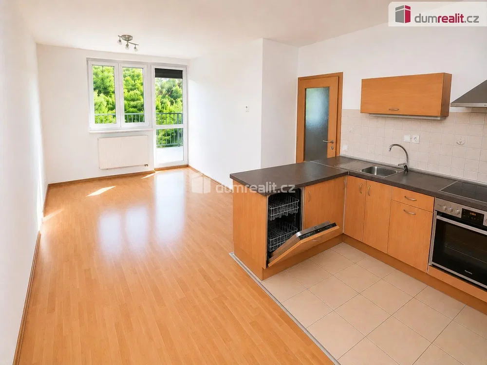 Kitchen; kitchen appliances, wood floor, tile floor, natural light