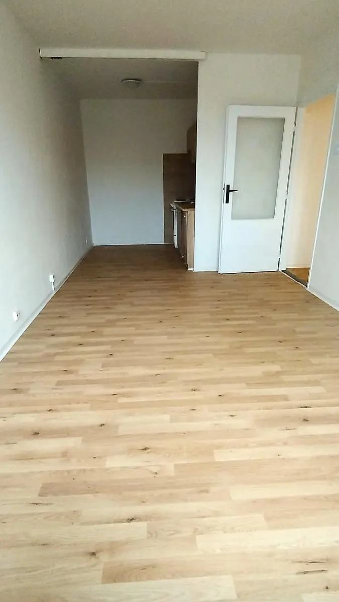 Sala de estar; chão de madeira, luz natural