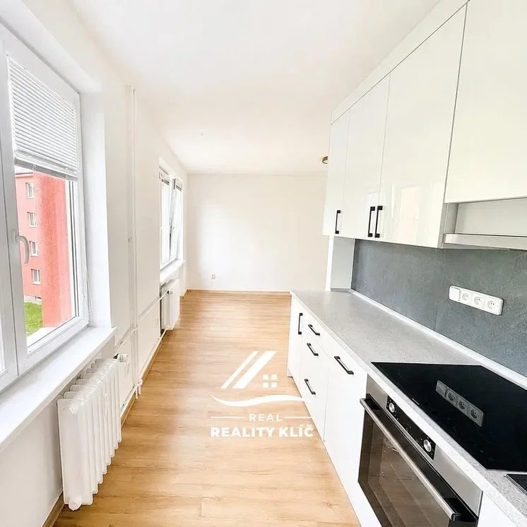 Kitchen; kitchen appliances, wood floor, natural light