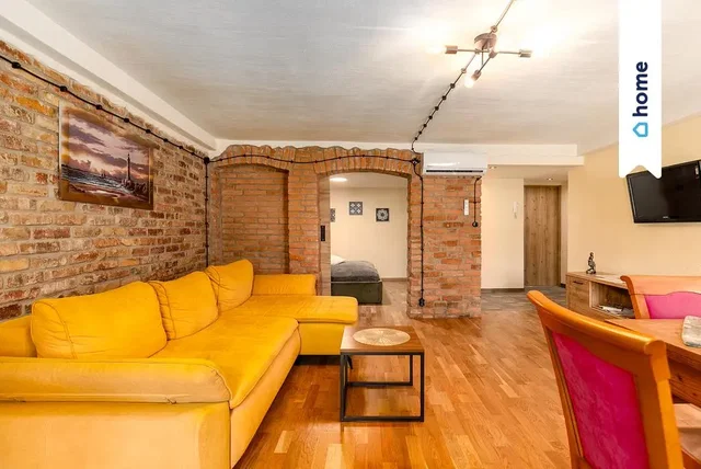 Living room; wood floor, natural light