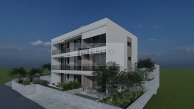 Casa e arredores; vista