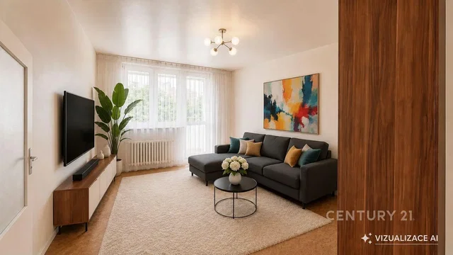 Woonkamer; natuurlijk licht, moderne stijl