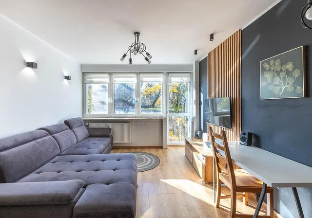 Dnevni boravak; prirodna svjetlost, drveni pod, moderan stil
